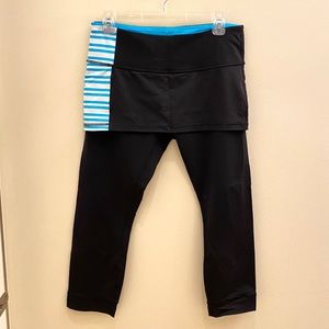 Lululemon Skirted Crop Legging, Size 10